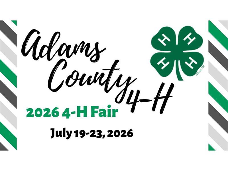 Logo for 2026 Adams County 4-H Fair